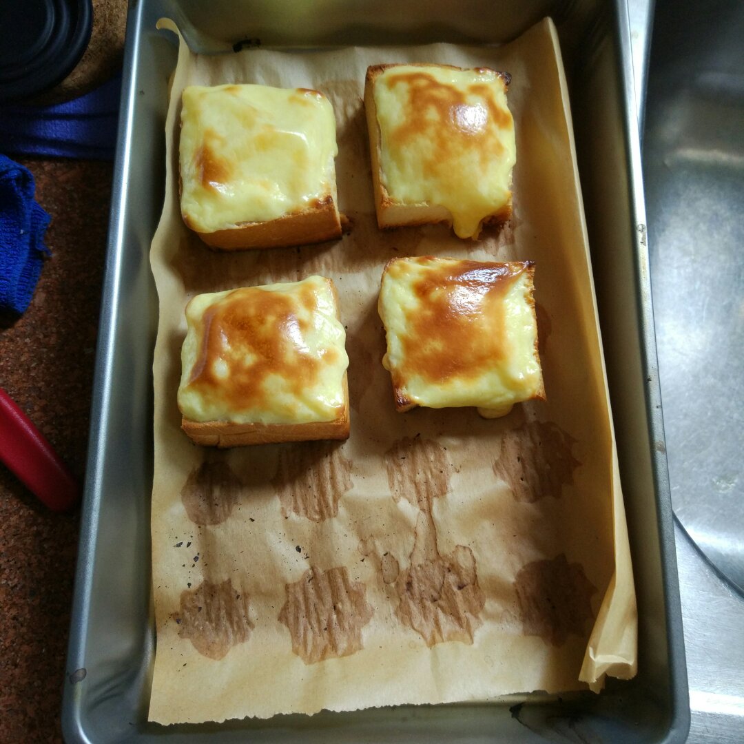 乳酪厚片（消耗吐司，奶油奶酪）