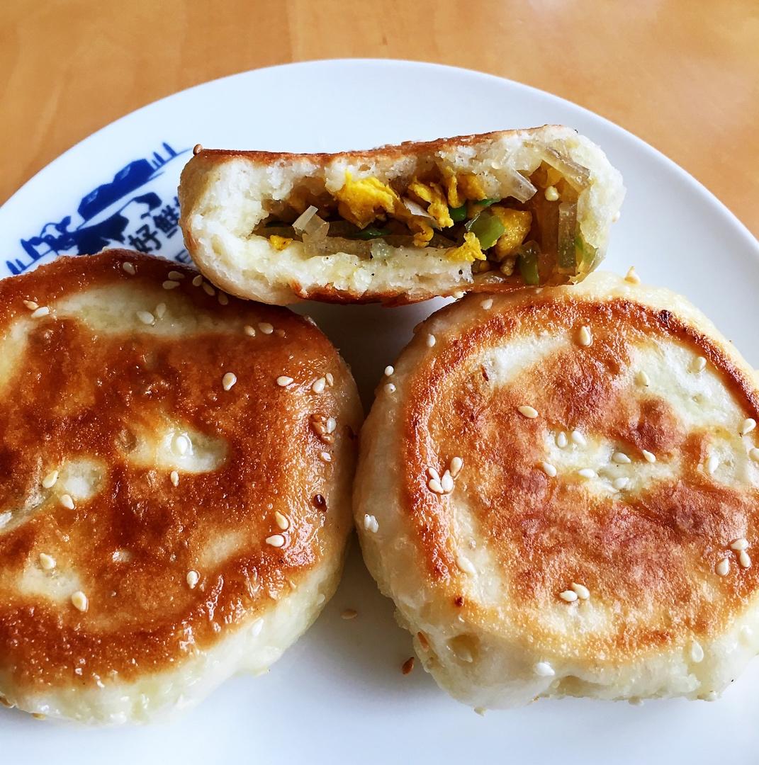 不用去早餐店的发面馅饼