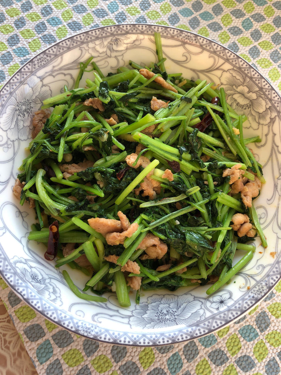 香菜肉丝