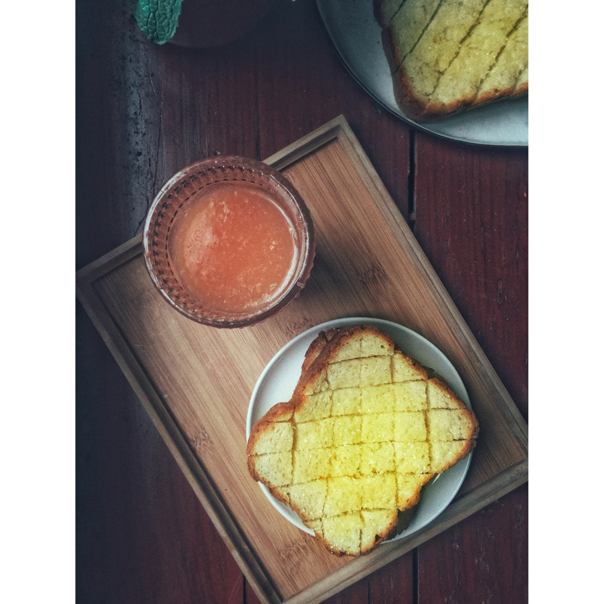 奶油砂糖厚片土司