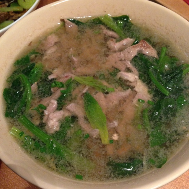 菠菜猪肝汤