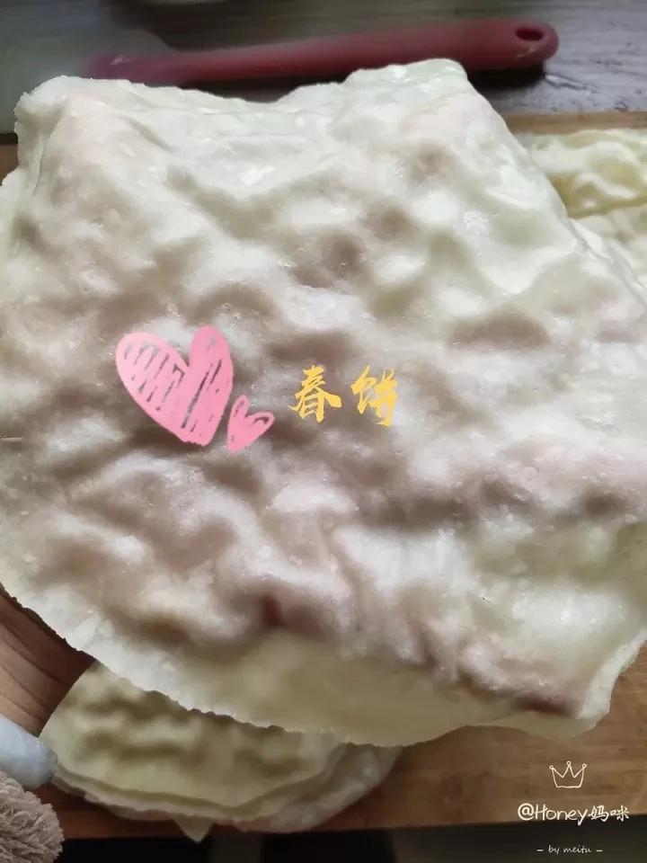 不用油的薄春饼（成功率百分百）