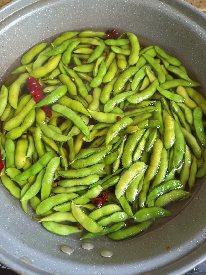 盐水毛豆的做法
