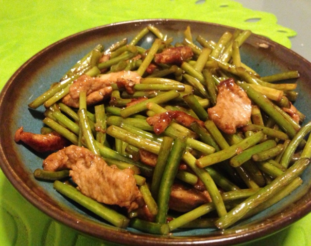 蒜薹炒肉