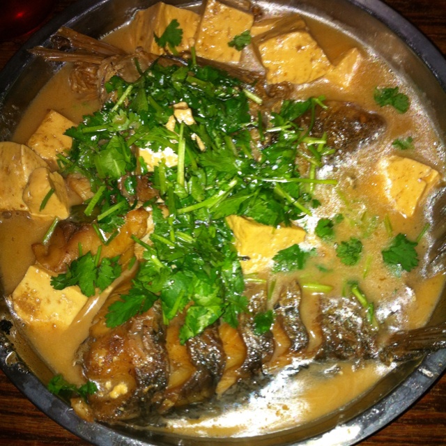 家常鲤鱼炖豆腐