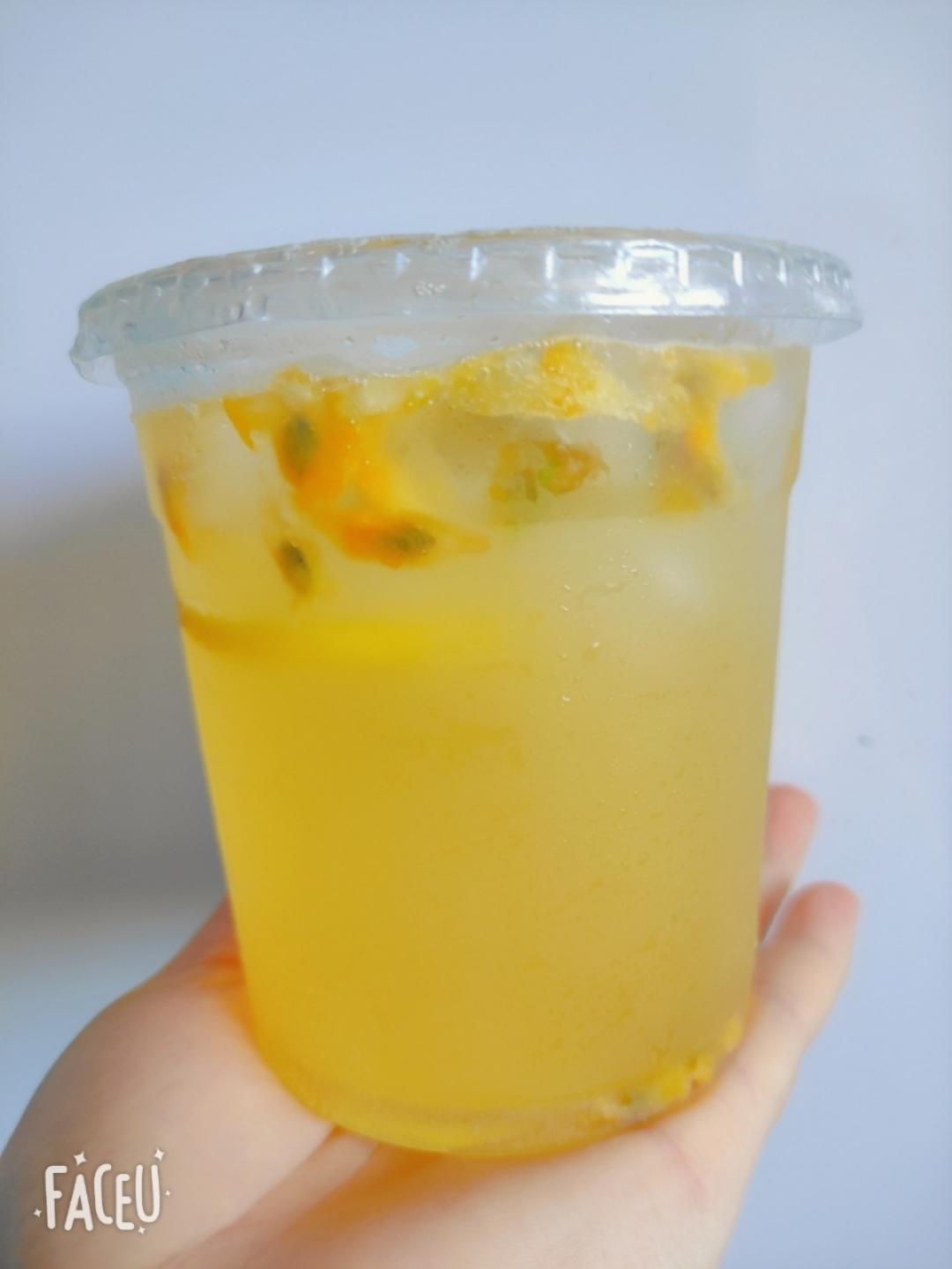 青柠/青桔百香果气泡水/夏日必备