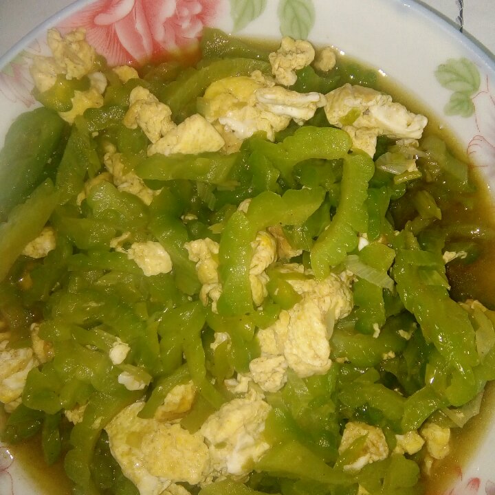 苦瓜炒蛋