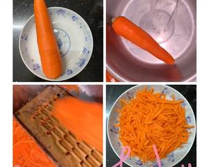 紫菜胡萝卜鸡蛋饼的做法 步骤2