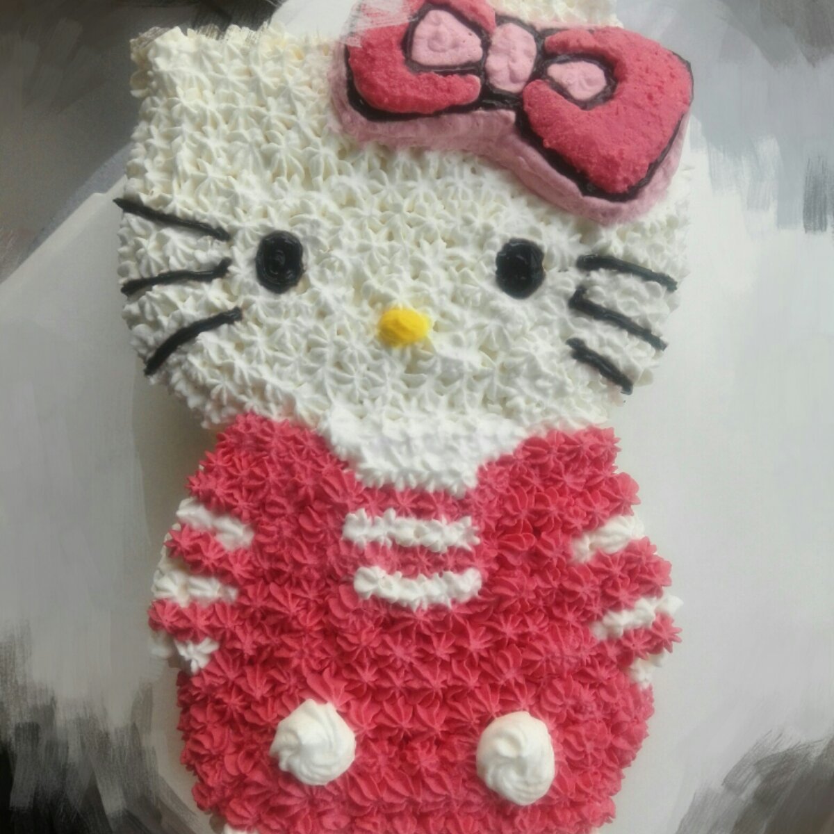 生日蛋糕&白色情人节｛HelloKitty凯蒂猫蛋糕｝
