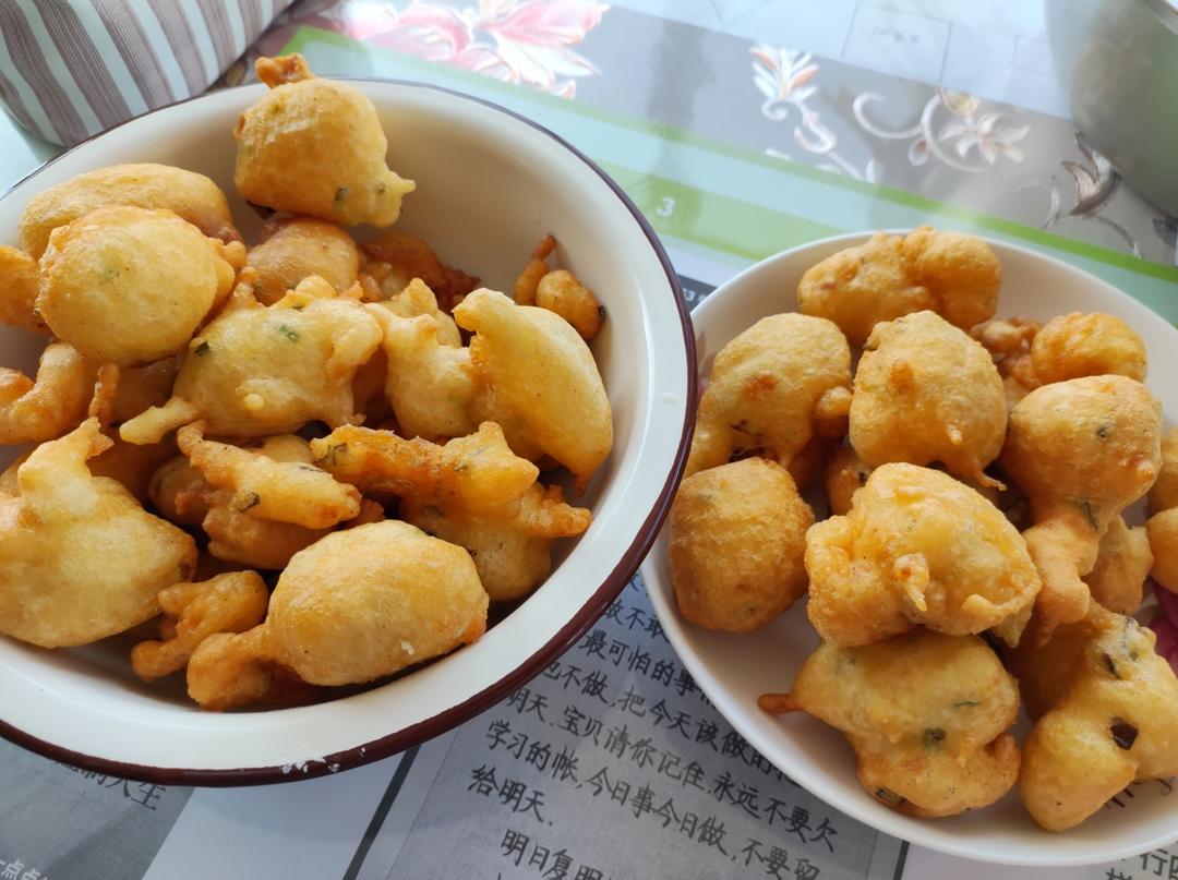 一起用餐吧—油炸鸡蛋泡泡