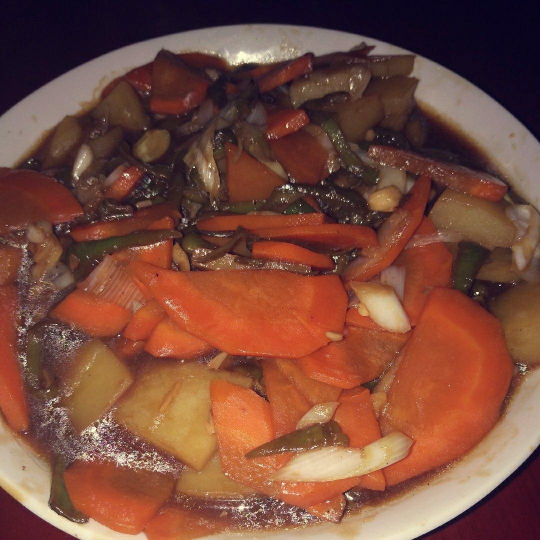 素炒三样