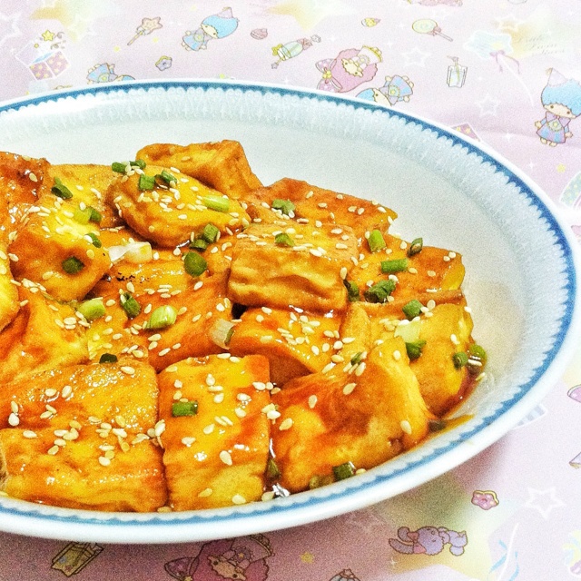 糖醋脆皮豆腐
