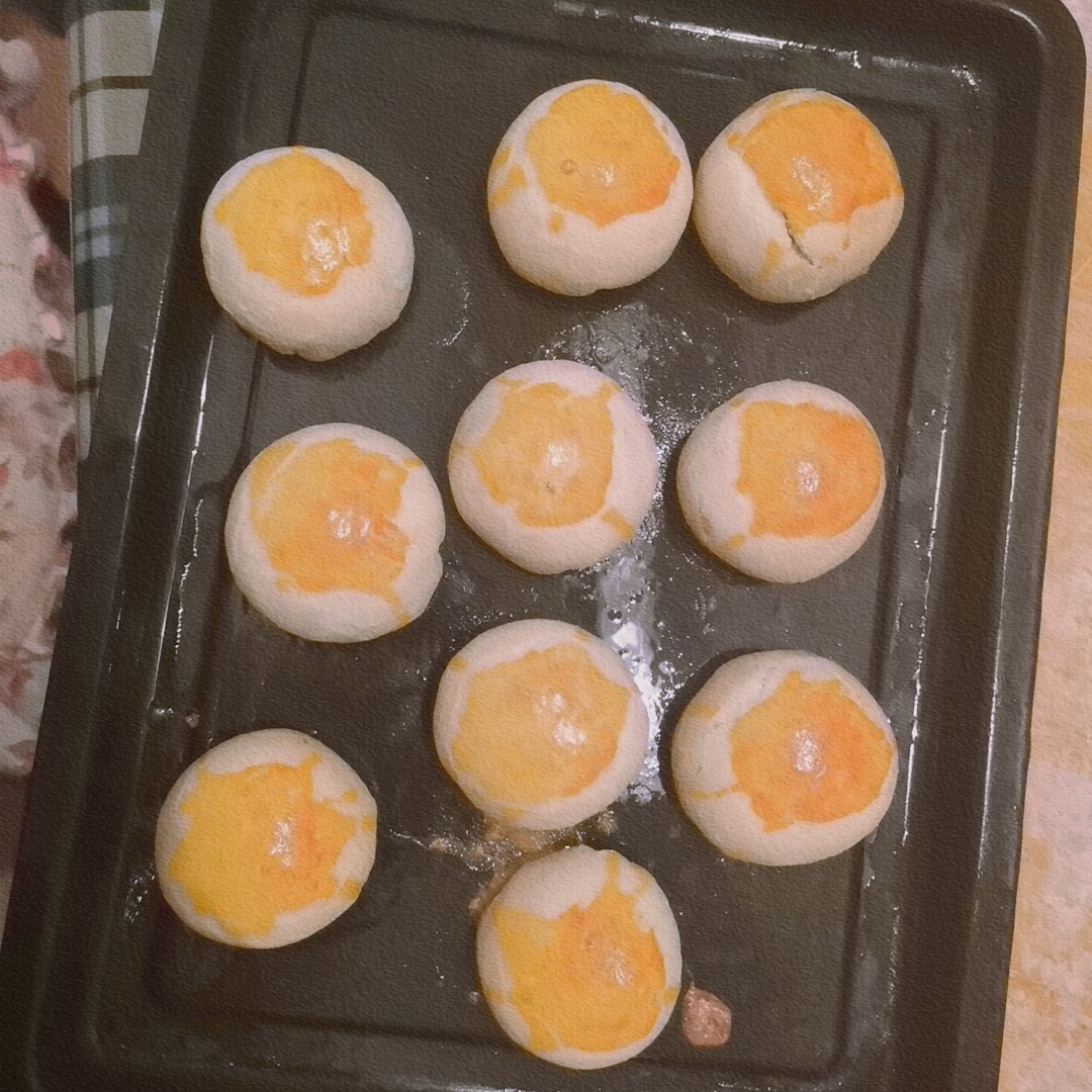 蛋黄酥——奶香浓郁芋泥馅（无猪油版）实践中总结出的详细制作流程