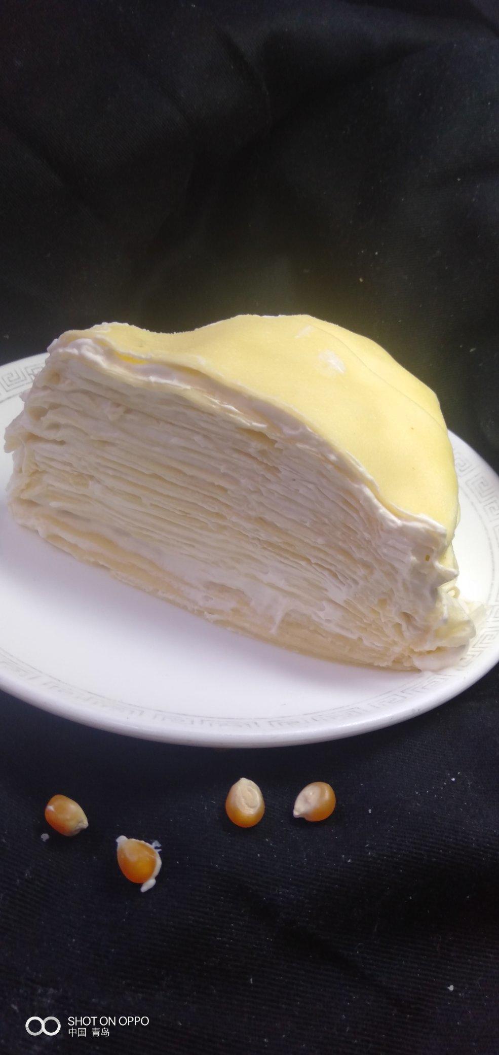 榴莲千层（超软糯蛋皮配方٩( ᐛ )و