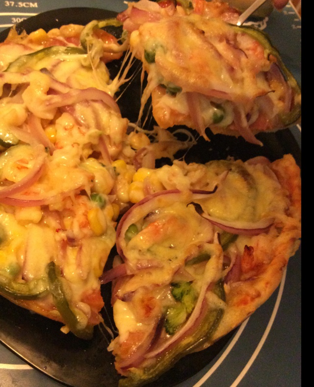 夏威夷pizza（附饼底冷冻法）