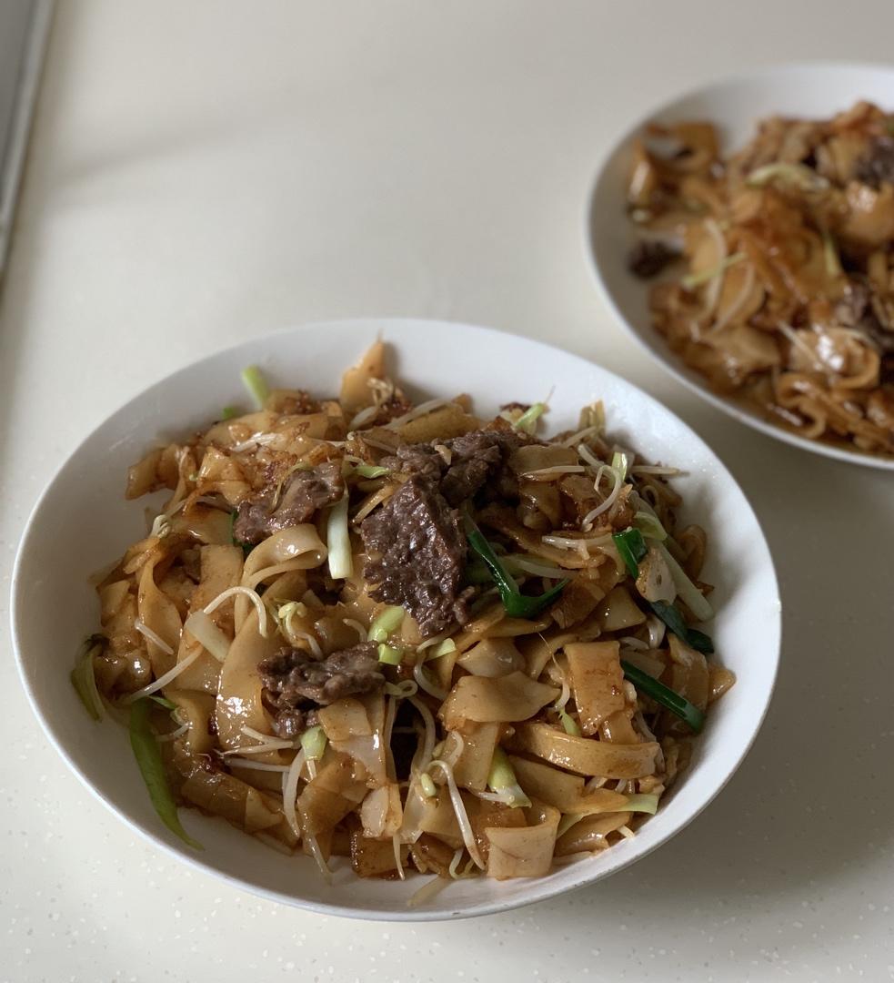 干炒牛河，不颠锅，不粘锅的小窍门