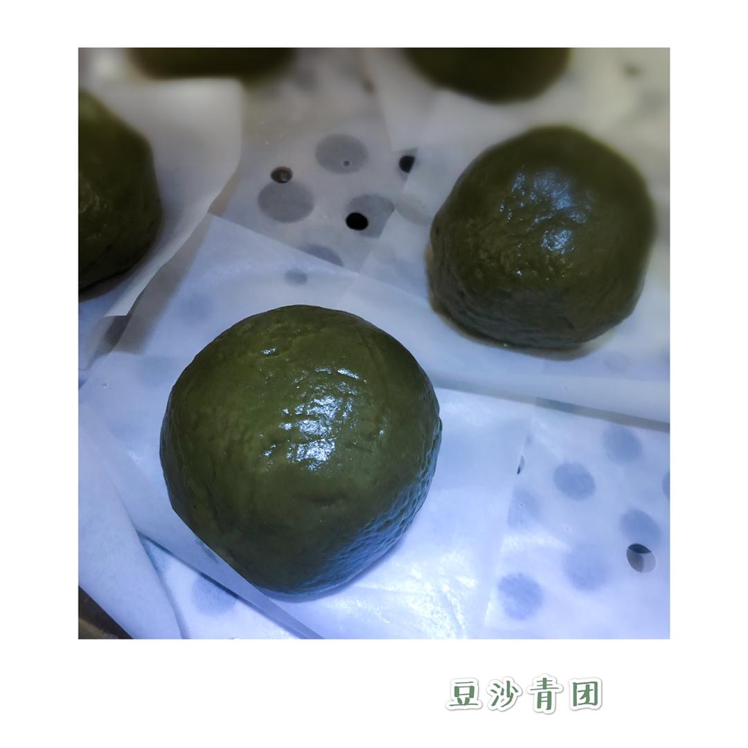 《Tinrry+》咸蛋黄肉松青团+红豆沙青团