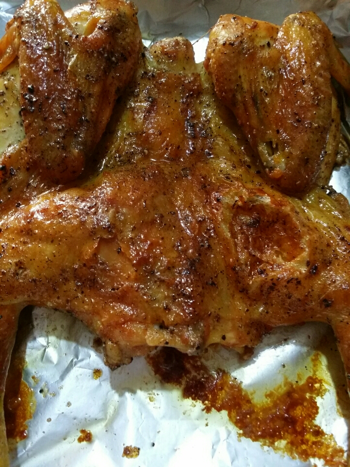 双椒海盐脆皮烤鸡的做法