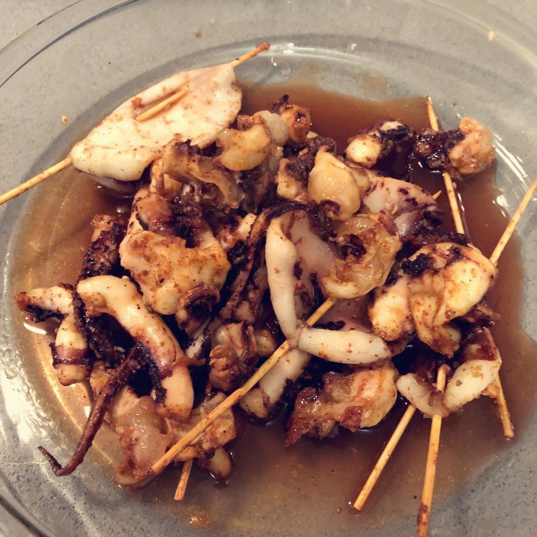 烤鱿鱼(烤箱版)