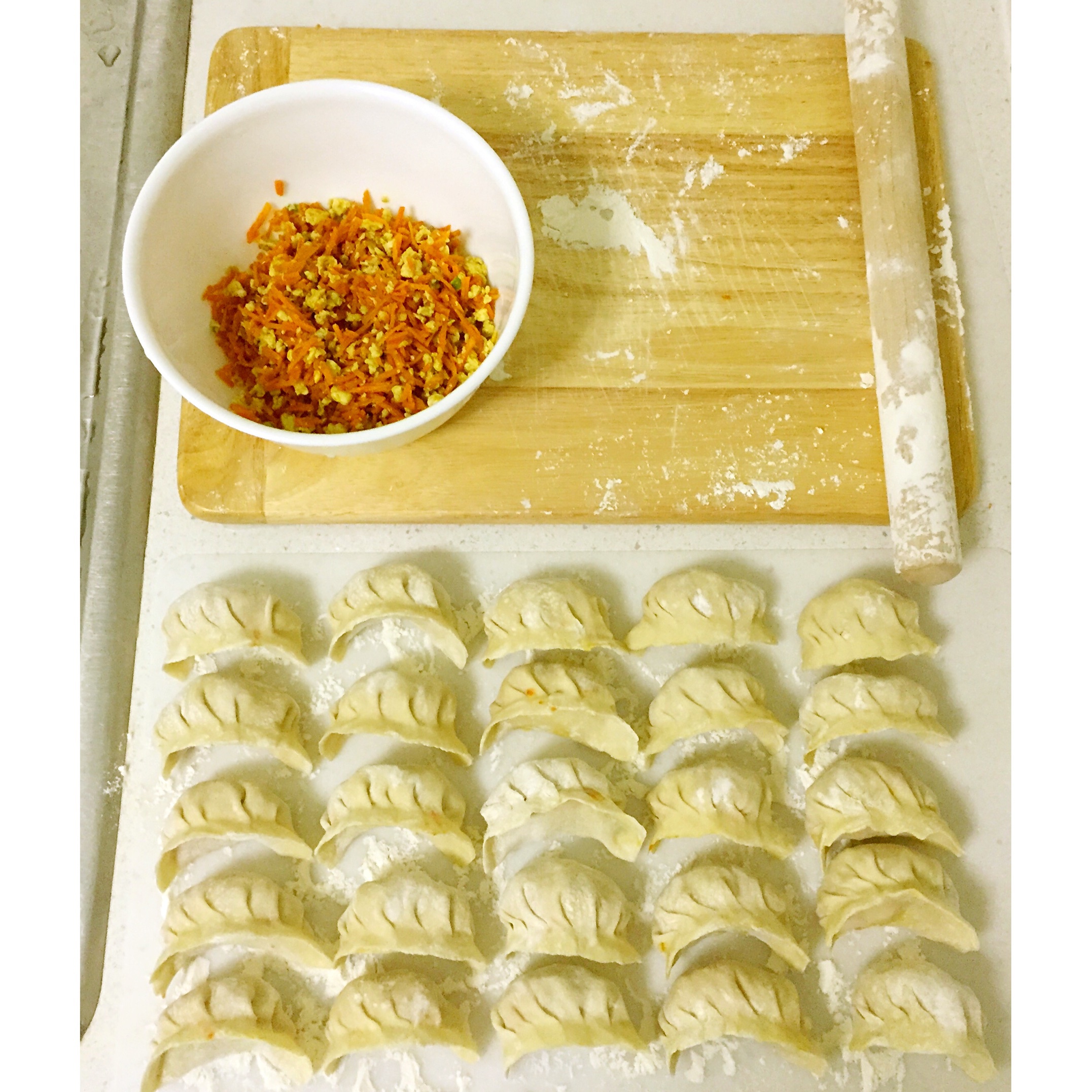 私房胡萝卜素馅饺子