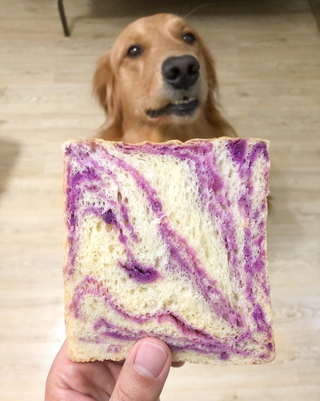 中种大理石纹紫薯吐司