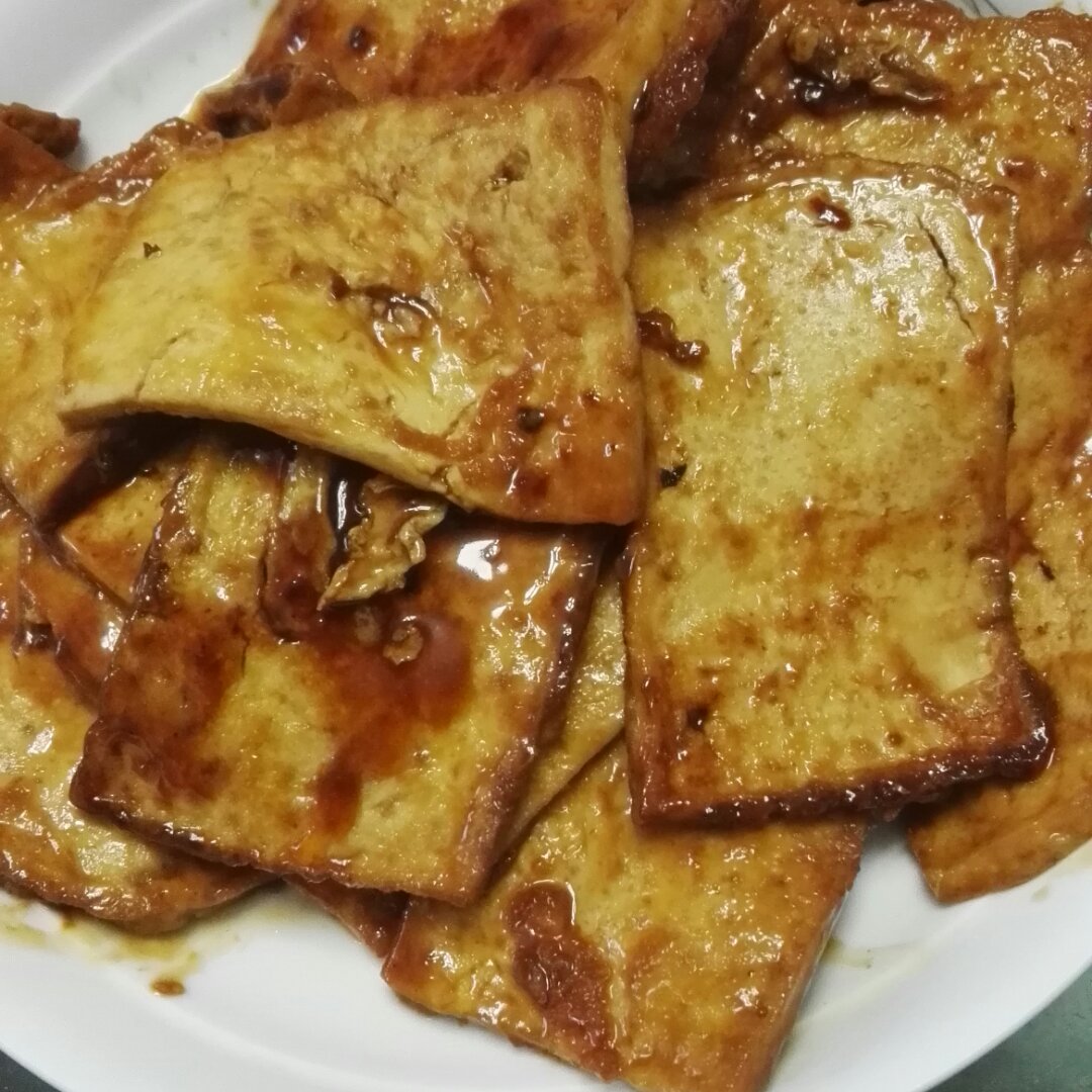 蚝油嫩豆腐