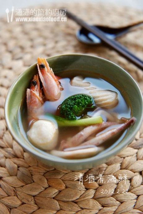 清酒煮海鲜的做法