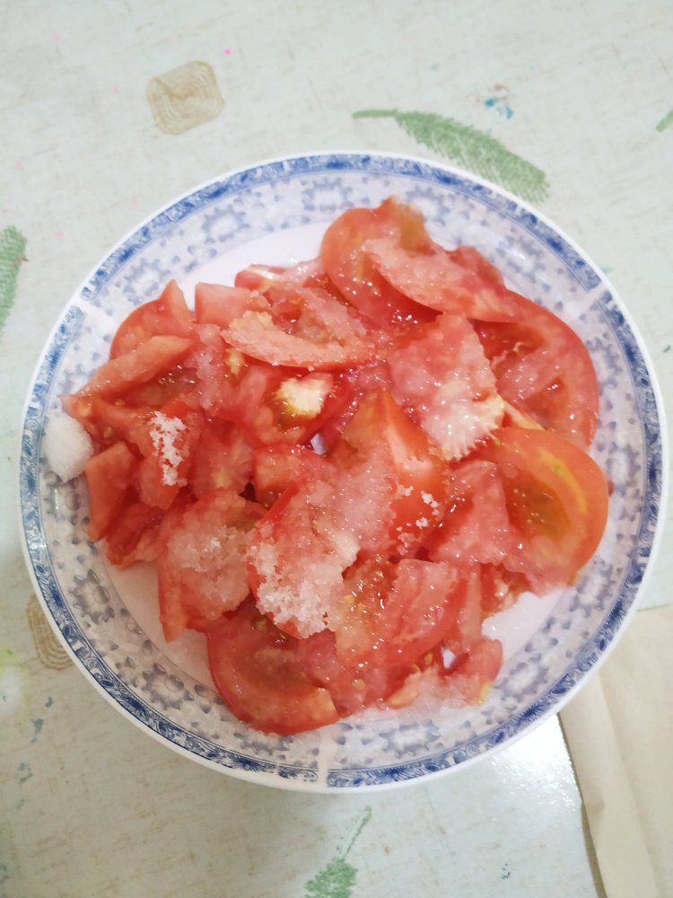 白糖拌西红柿