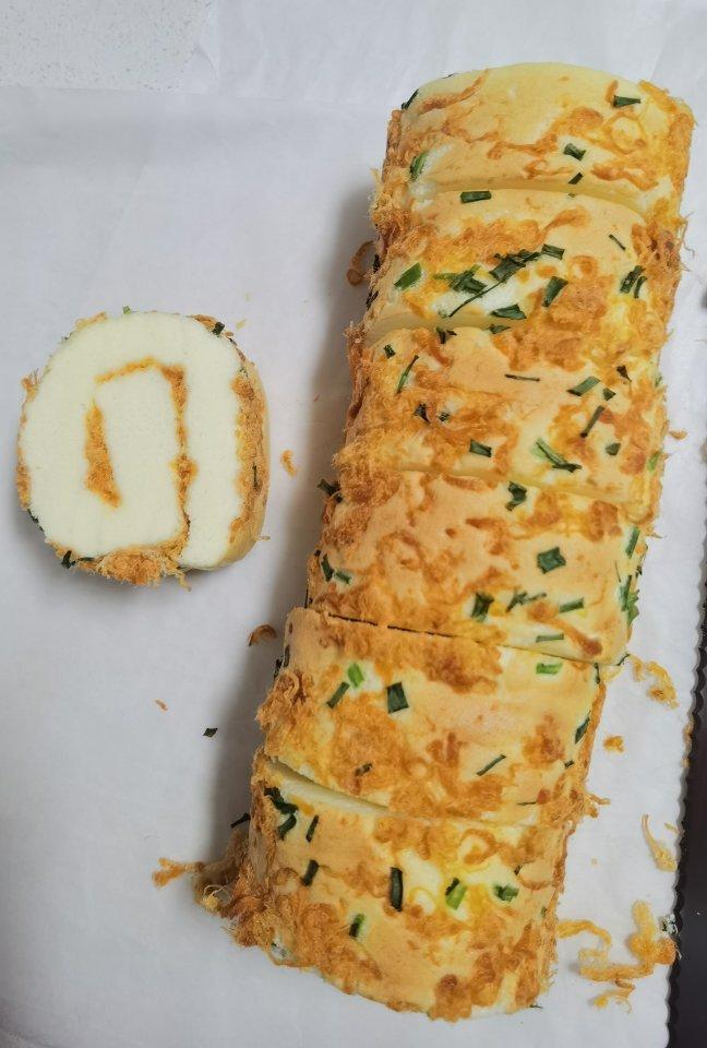 香葱肉松卷 蛋糕卷-无敌美味