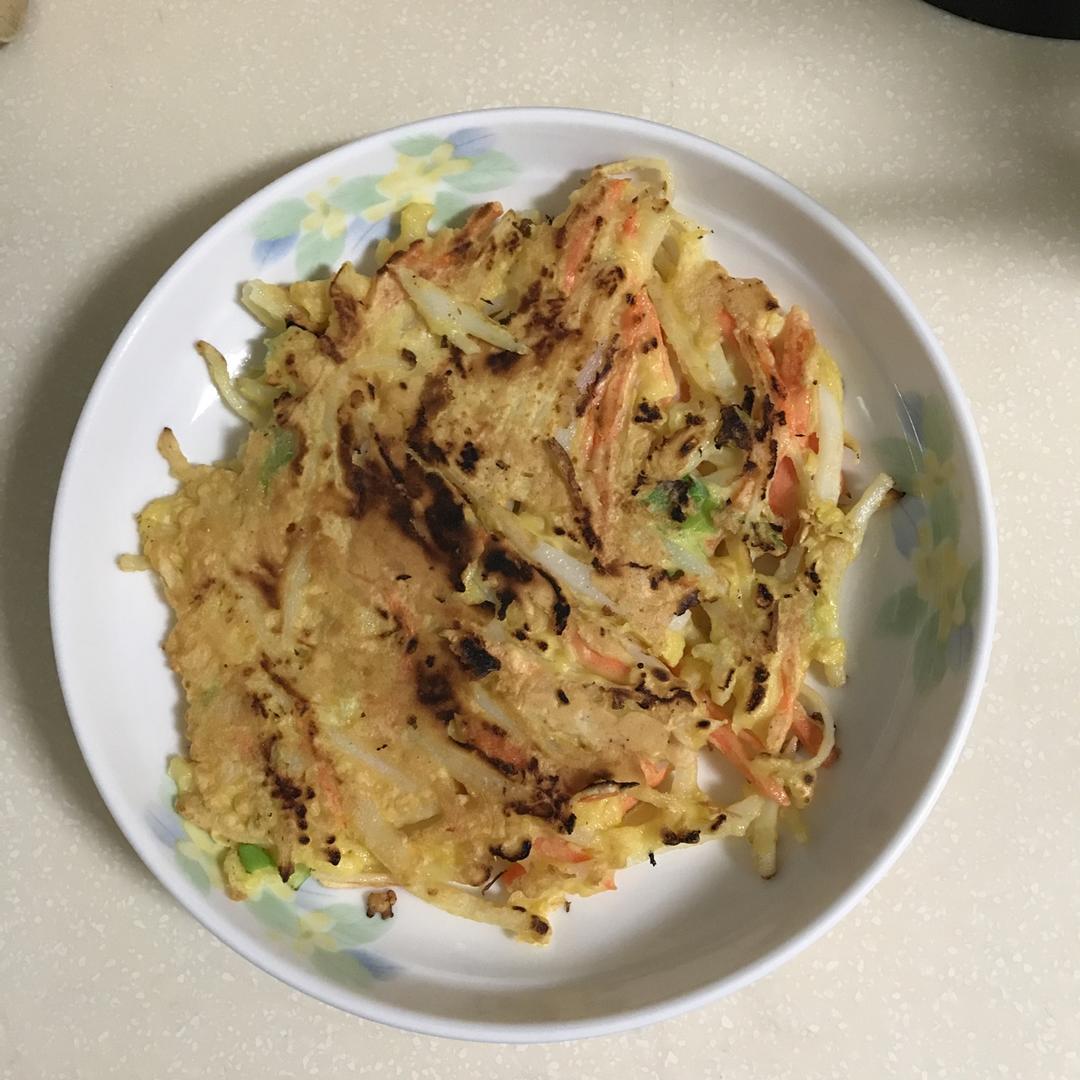 土豆丝鸡蛋饼
