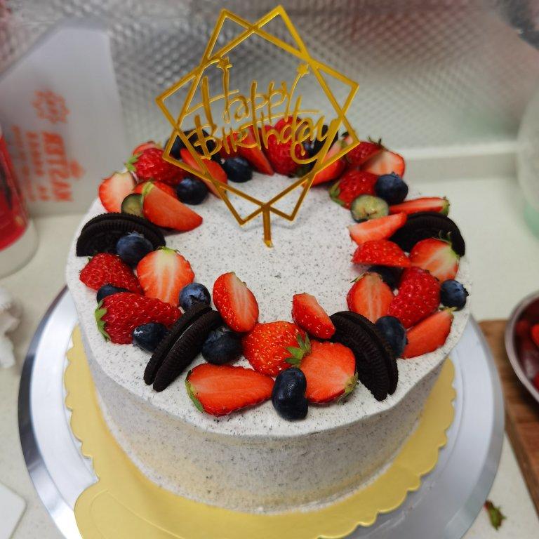 不用裱花的海盐奥利奥奶油蛋糕