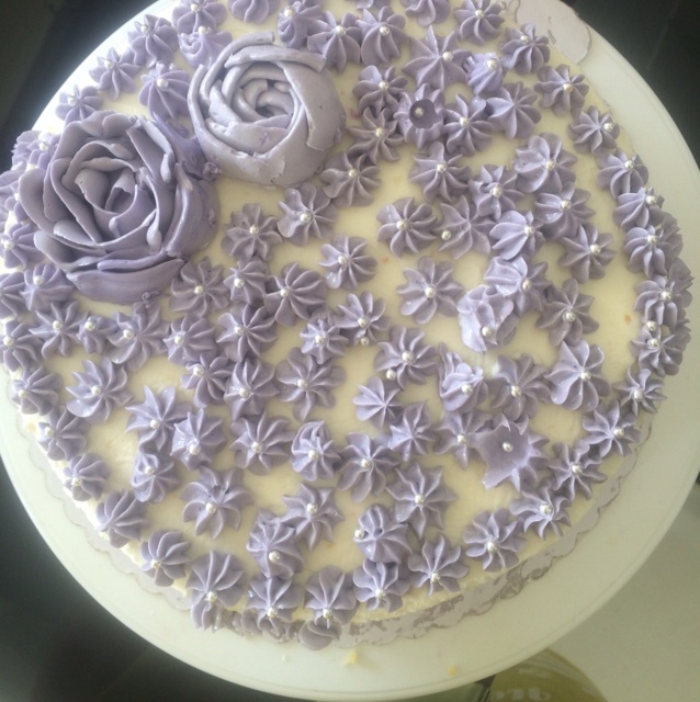 奶油裱花蛋糕