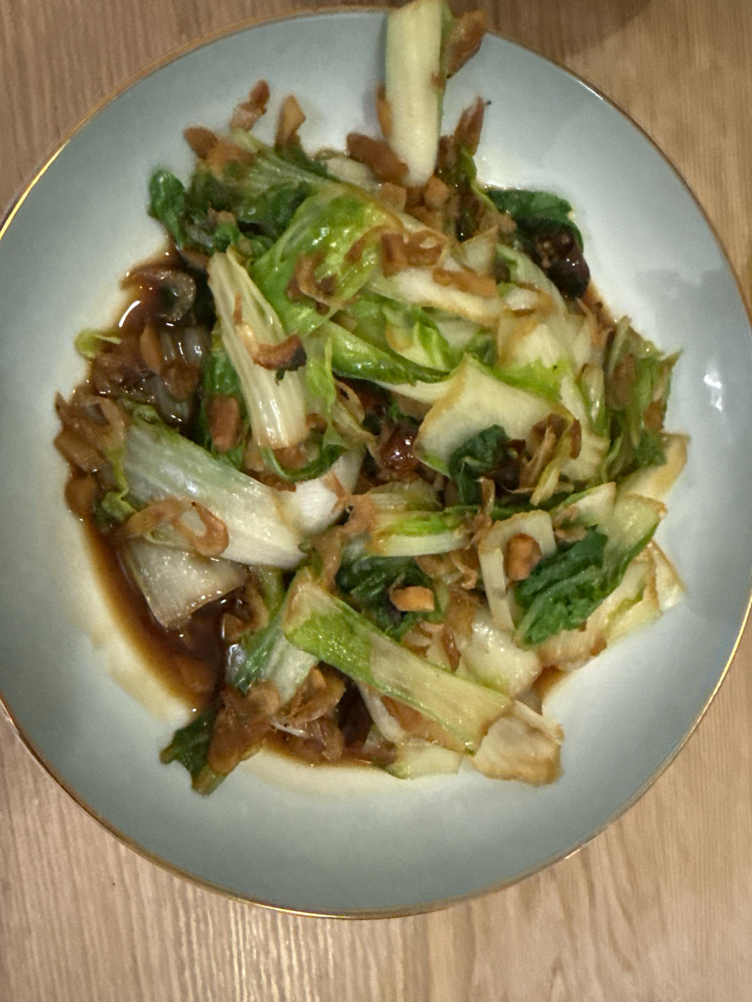 超级好吃的虾皮小白菜