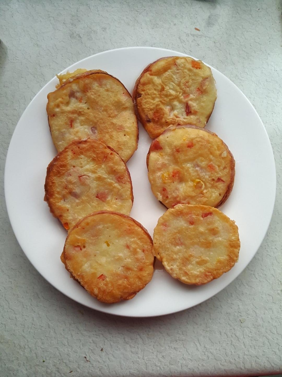 洋葱圈蛋饼