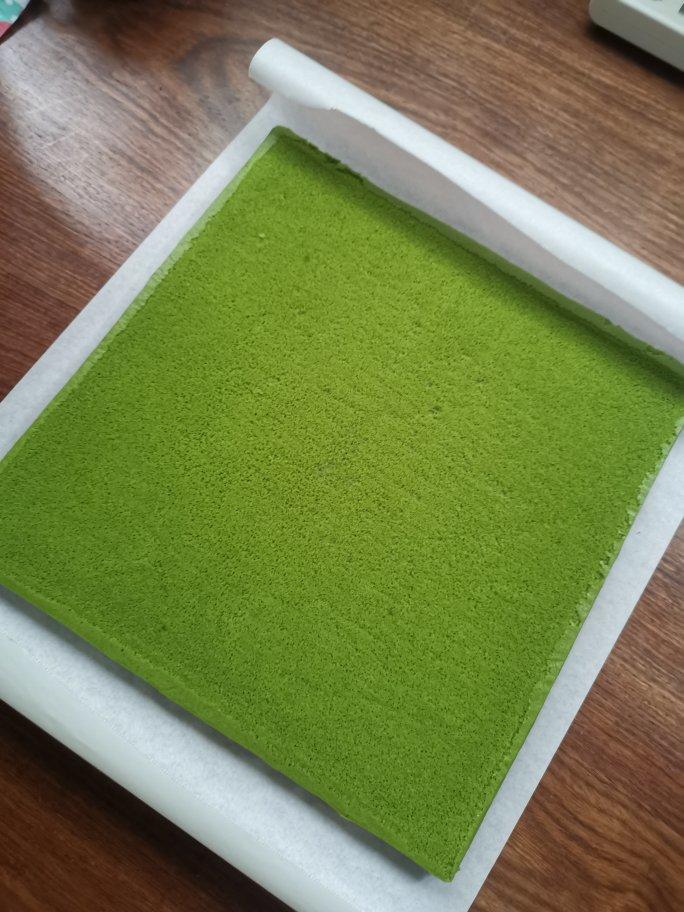抹茶蛋糕卷~抹茶，就是这个味道