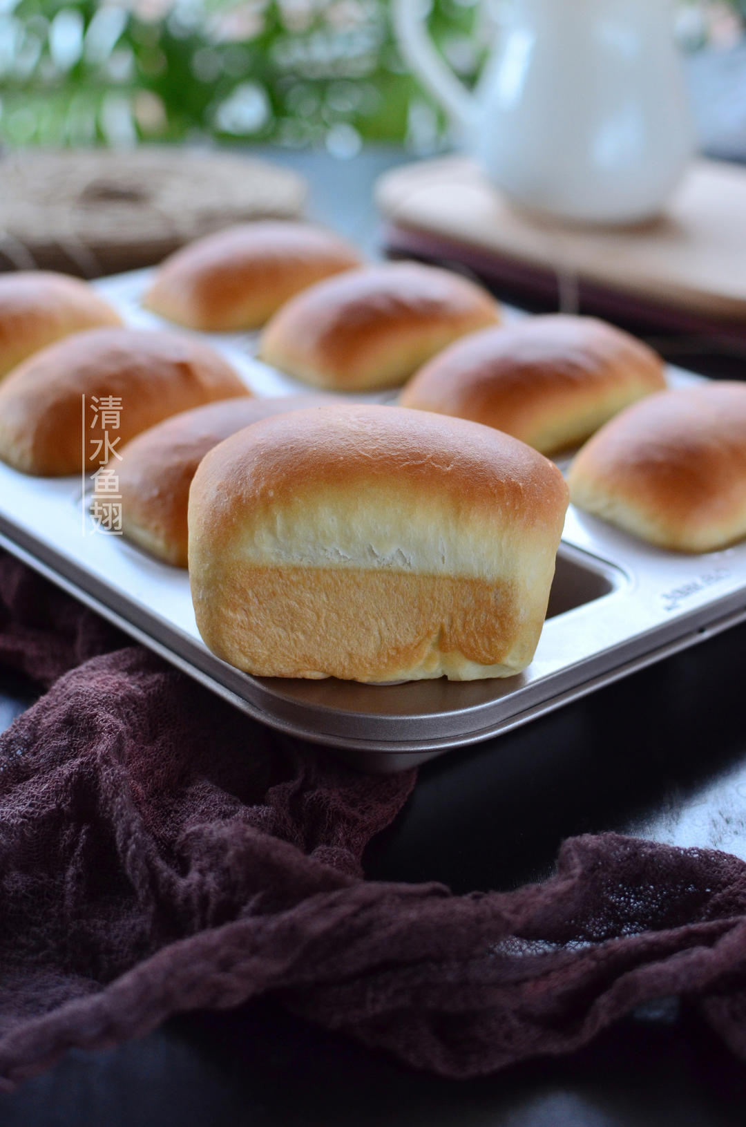 纯奶手撕吐司的做法 步骤1