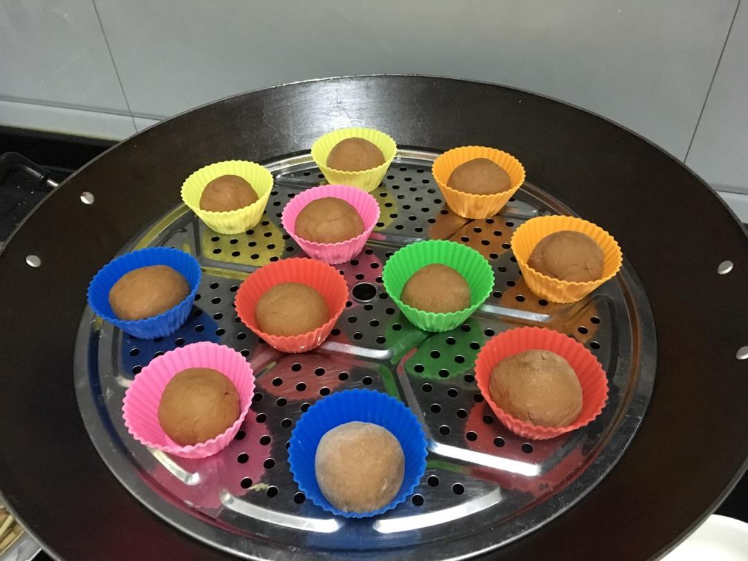 有着面包口感的红糖馒头（一次发酵）