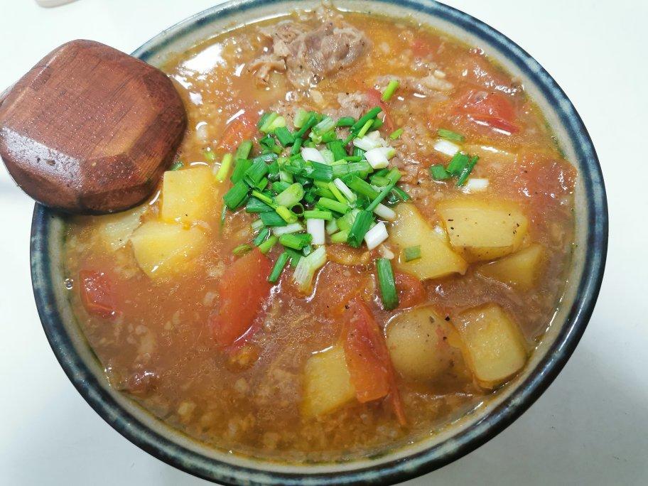 超开胃的番茄土豆肥牛汤‼️下米饭无敌了