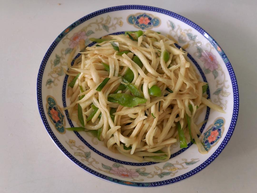 素炒茭白丝