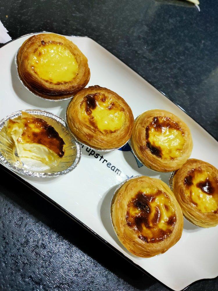 🥧超简单快手的蛋挞~（🥚全蛋液👉无淡奶油）