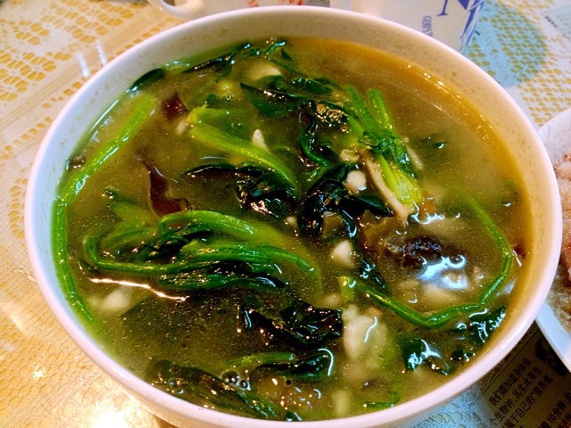 鱼丸菠菜汤