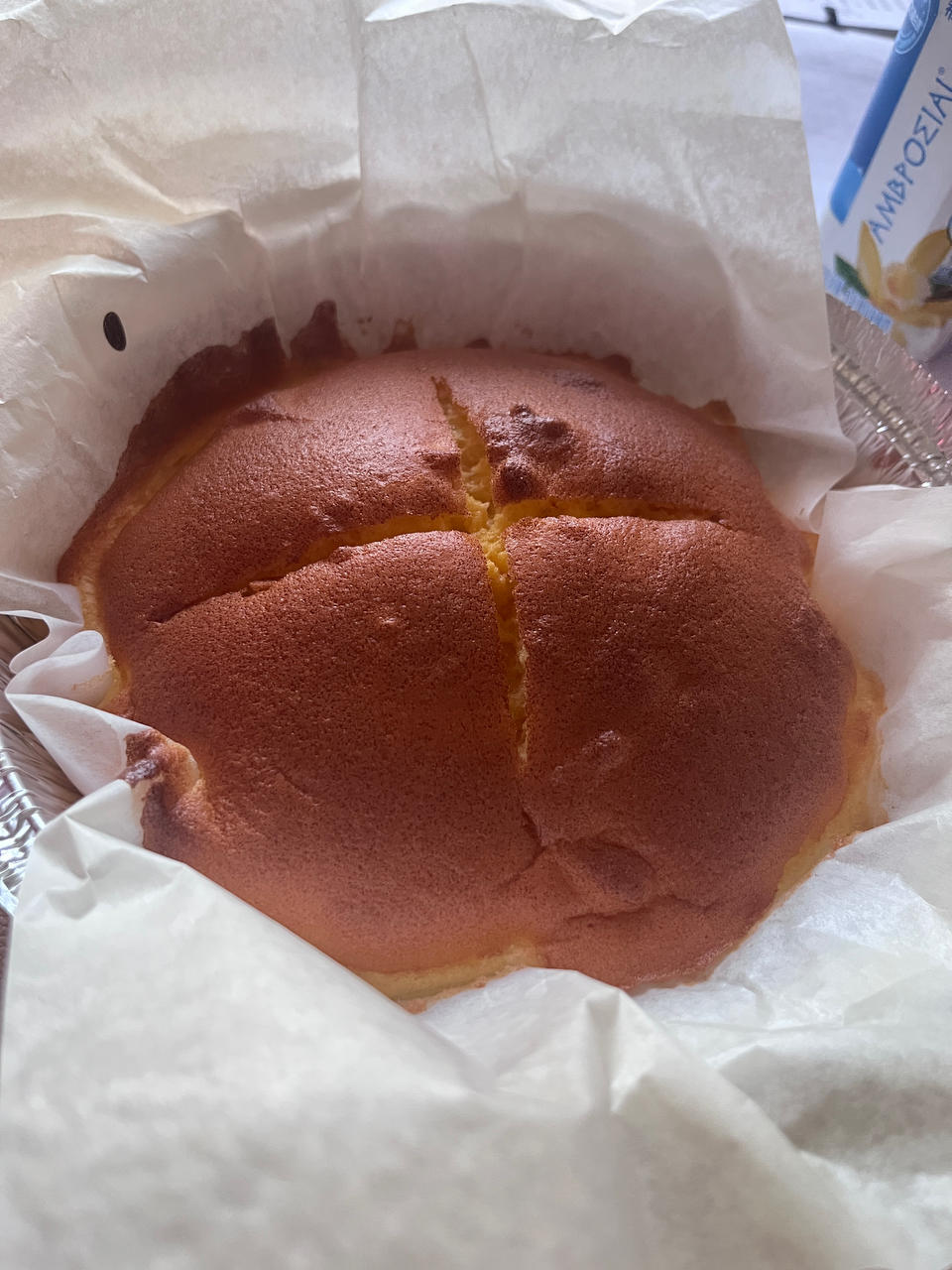 烤舒芙蕾🥞简单方便一次成功～口感绵密好吃😋