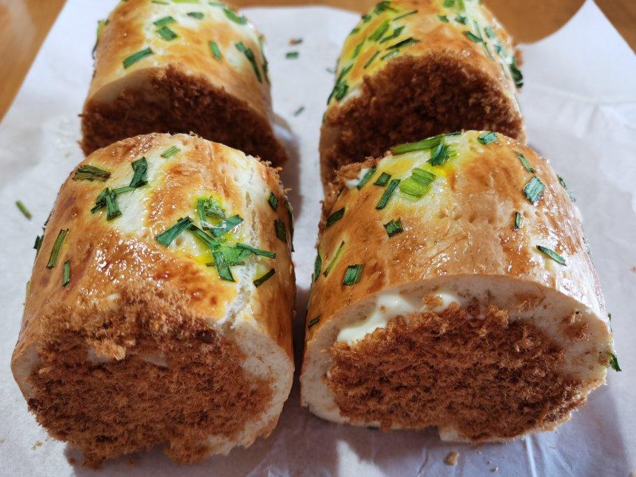 回忆的味道---肉松面包卷