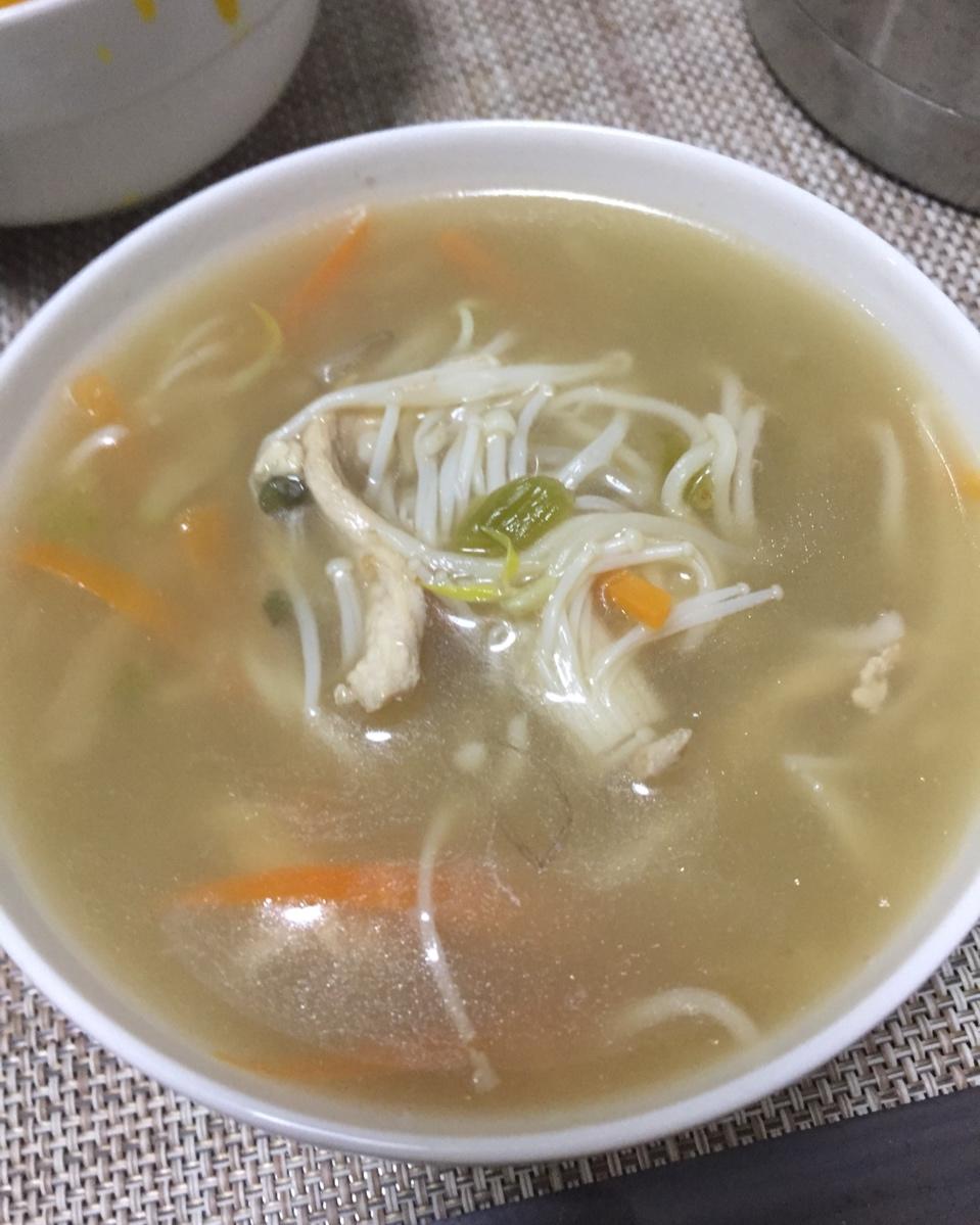 上学上班族的快手榨菜鸡丝面