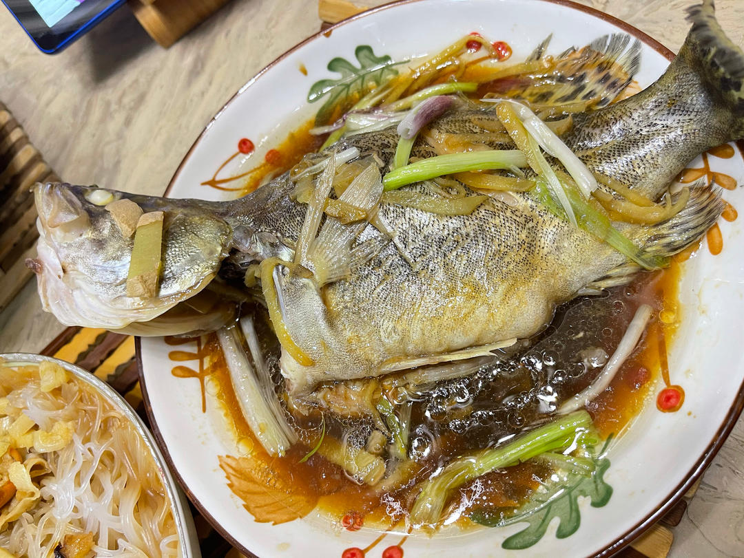 超入味清蒸鱼～清蒸鲈鱼桂花鱼（家常独创）