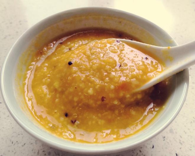 20分钟给你一碗金黄的养胃早餐南瓜🎃小米粥（懒人焖烧杯）（一人）的做法