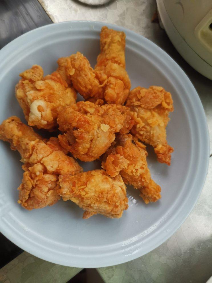 不用炸鸡粉也可以炸出酥脆炸鸡腿
