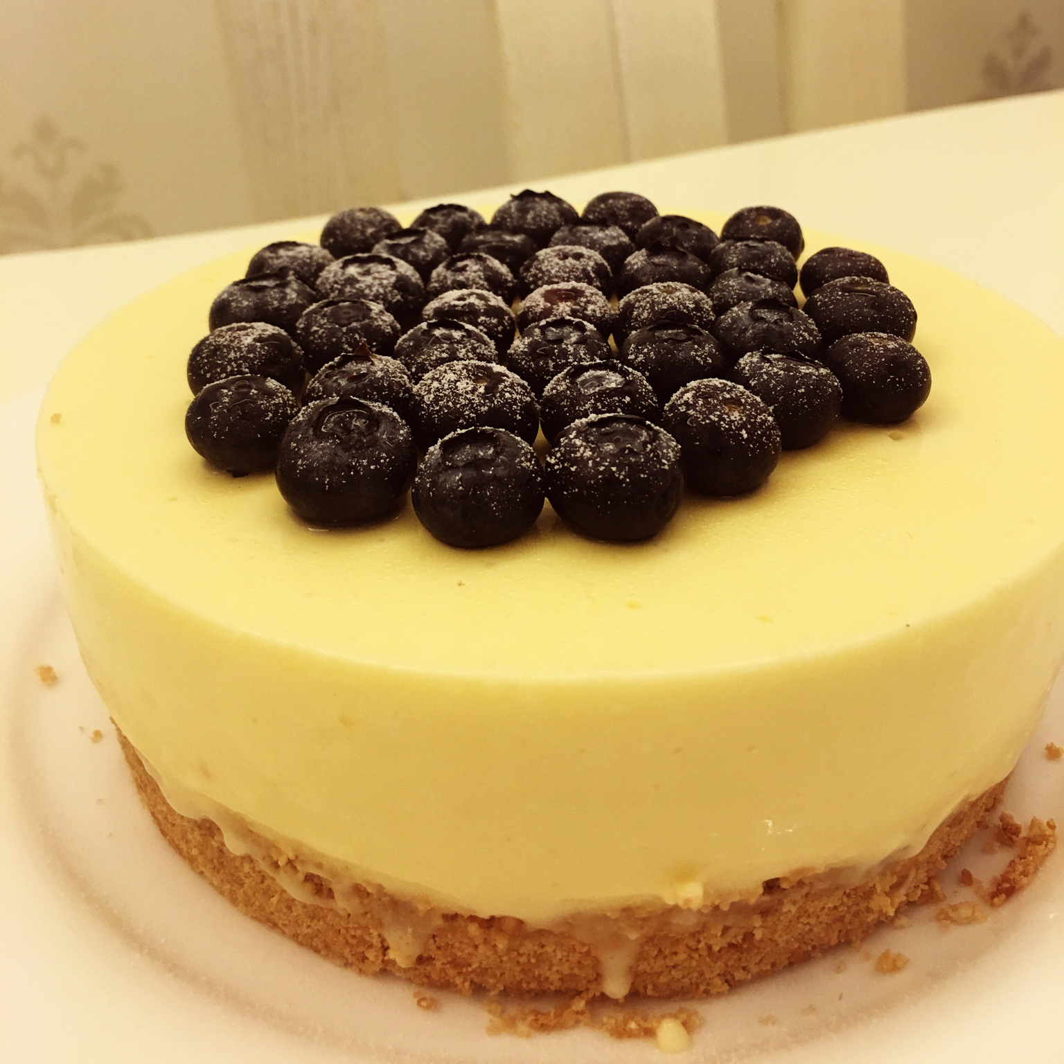蓝莓冻酸奶芝士蛋糕