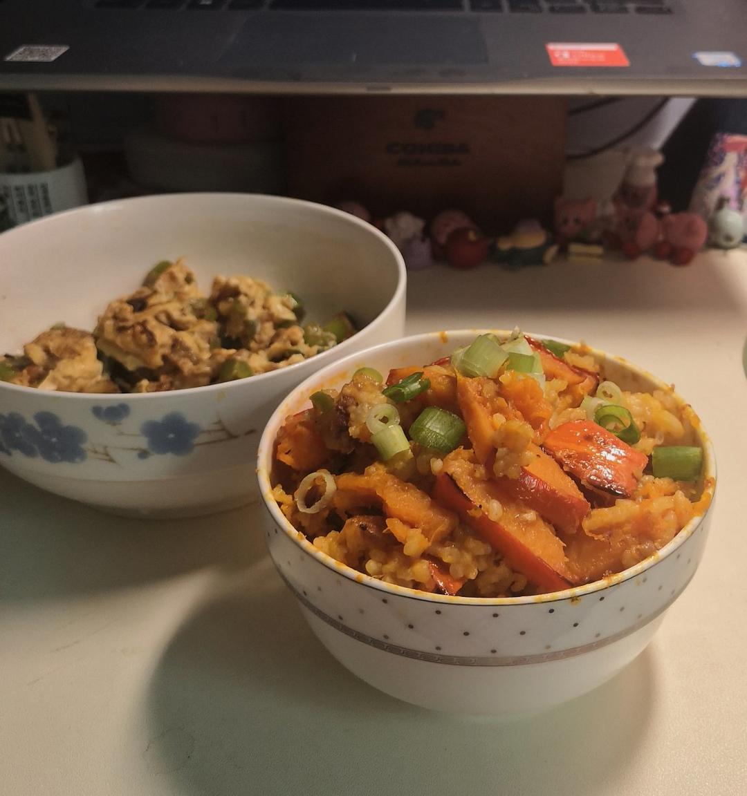 美味到不行的南瓜饭