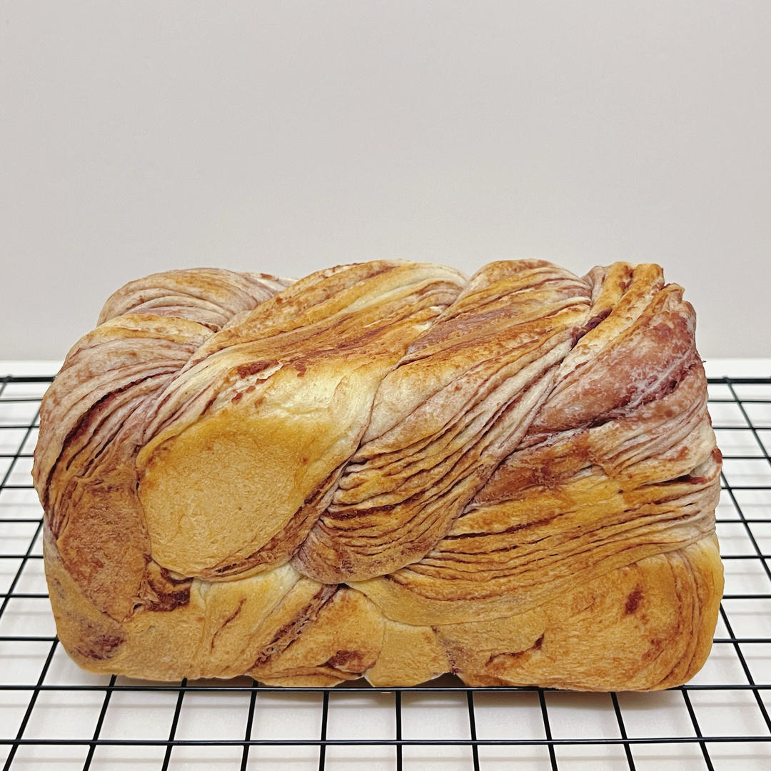 三三1028做的豆沙大理石吐司保姆级教程不怕学不会